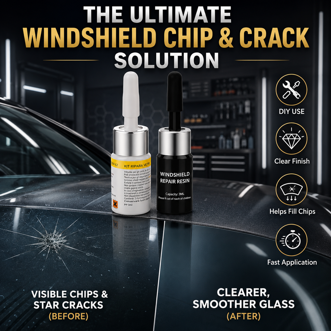 CarPoint™ Windshield Cracked Repair