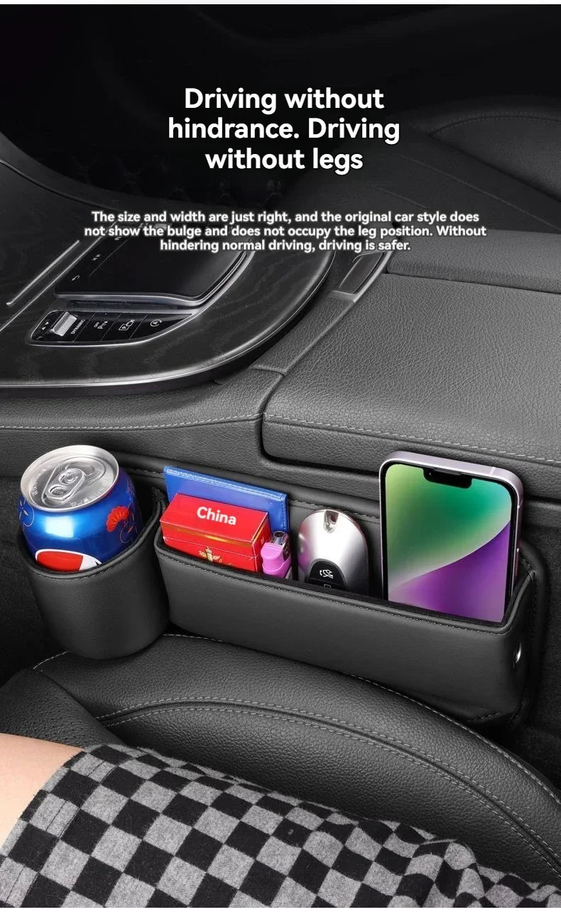 🔥HOT SALE 50% OFF 💖Car leather cup holder gap bag