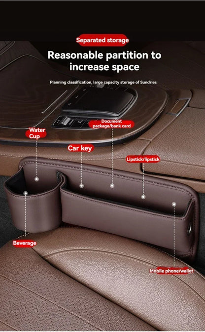 🔥HOT SALE 50% OFF 💖Car leather cup holder gap bag